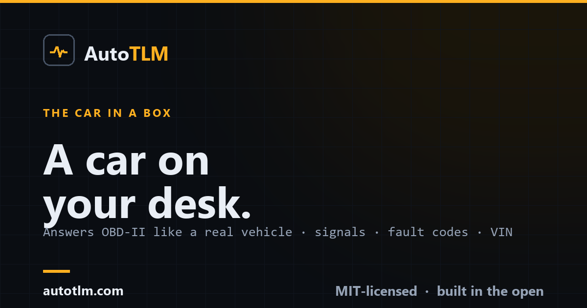 Car-Emulator — a car on your desk