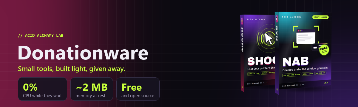 Donationware preview