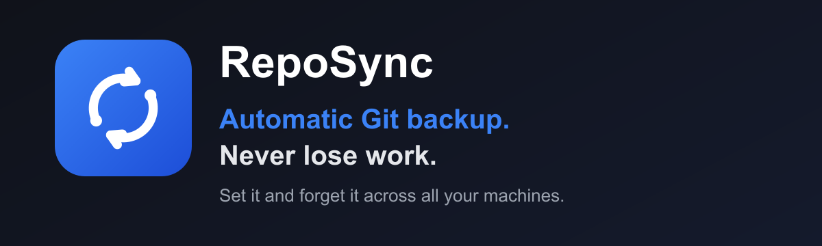 RepoSync — automatic Git backup